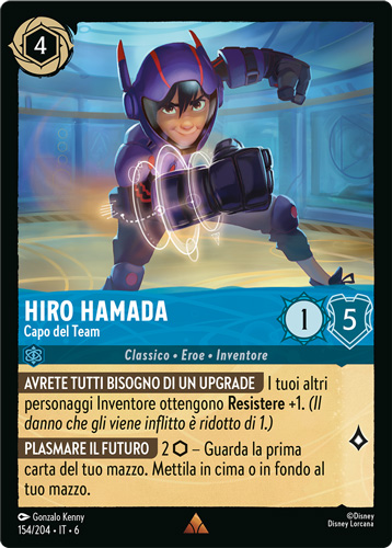 Hiro Hamada Capo del Team